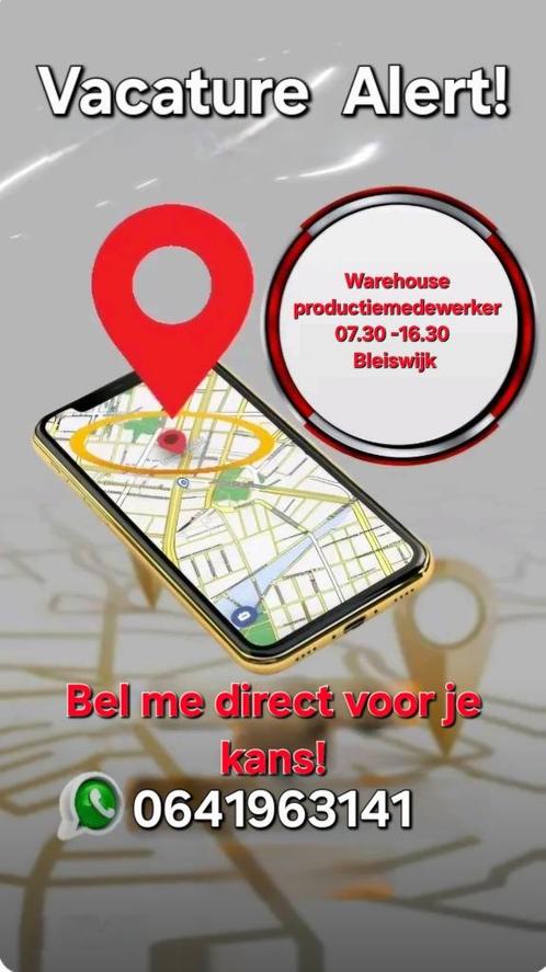 Vacature, Vacatures, Vacatures | Industrie en Productie, LBO / VMBO, Starter, Tijdelijk contract, 33 - 40 uur