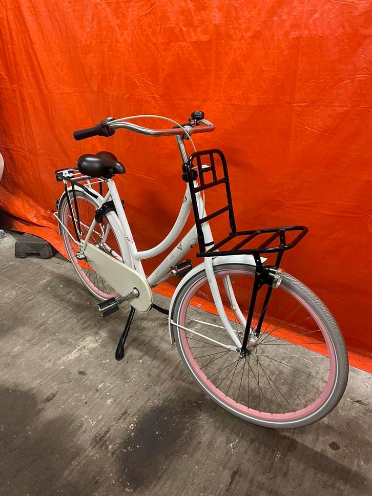 Cortina u4 Damesfiets wit 28 inch framemaat 55 cm, Fietsen en Brommers, Fietsen | Dames | Damesfietsen, Zo goed als nieuw, Versnellingen