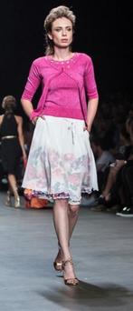 Monique Collignon designer voile rok, small NIEUW, Kleding | Dames, Wit, Nieuw, Ophalen of Verzenden, Knielengte