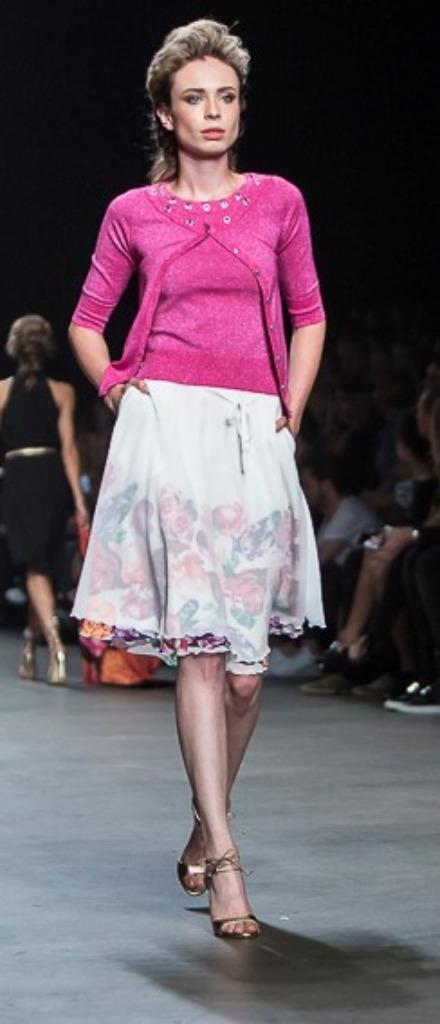 Monique Collignon designer voile rok, small NIEUW, Kleding | Dames, Rokken, Nieuw, Maat 36 (S), Wit, Knielengte, Ophalen of Verzenden