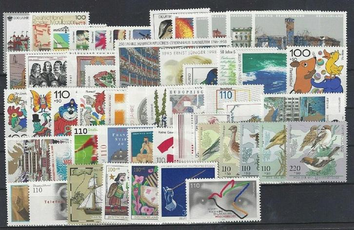 Complete postfrisse jaargang 1998 (BRD) voor € 7,50, Postzegels en Munten, Postzegels | Europa | Duitsland, Postfris, BRD, Verzenden