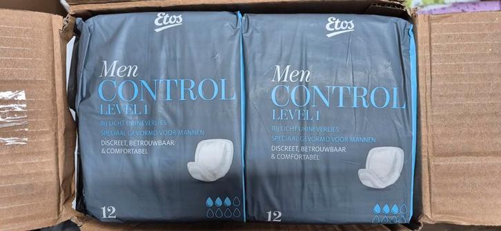 Etos Men Control Level 1 Incontinentieverband, Diversen, Verpleegmiddelen, Nieuw, Ophalen of Verzenden