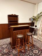 Klassiek Engels Chesterfield Bar met Barkrukken, Antiek en Kunst, Ophalen