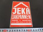 sticker Tegelen JEKA Dakpannen 077-33888, Ophalen, Zo goed als nieuw