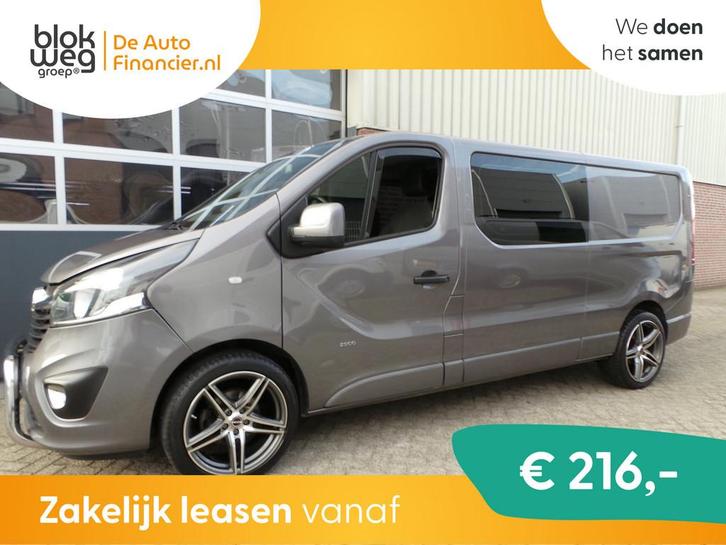 Opel Vivaro 1.6 CDTI 120pk L2H1 DC Sport EcoFle € 12.950,0, Auto's, Bestelauto's, Bedrijf, Te koop, ABS, Achteruitrijcamera, Airconditioning