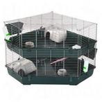 Gloednieuwe dubbele hoekkooi 100x100 – compleet, Ophalen, Kooi, Nieuw, 90 cm of meer