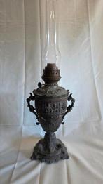 Antieke olielamp – neorococo stijl – ca. 1900 – compleet met, Ophalen of Verzenden