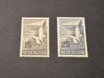 1951 Luchtpostzegels Zeemeeuw NVPH nr LP12-13 postfris, Postzegels en Munten, Verzenden, Na 1940, Postfris