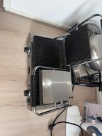 Horeca RVS dubbele contactgrill, Ophalen of Verzenden, Gebruikt