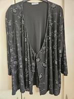 Magna Zwart Zilver Cardigan Maat 52/54, Kleding | Dames, Truien en Vesten, Zwart, Maat 46/48 (XL) of groter, Ophalen of Verzenden
