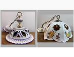 2 x Frans keramiek keuken hanglamp bloem / fruit, Ophalen of Verzenden, Gebruikt, Landelijk kermiek, Minder dan 50 cm