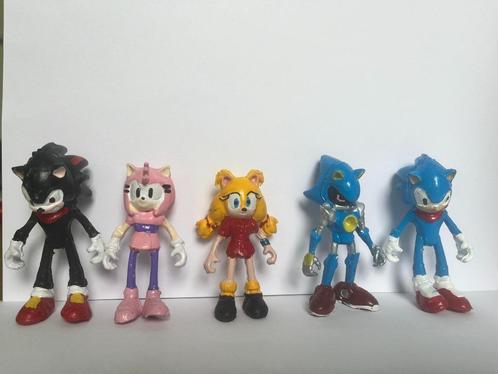 Vijftal Sonic the hedgehog figuren, Verzamelen, Poppetjes en Figuurtjes, Zo goed als nieuw, Ophalen of Verzenden