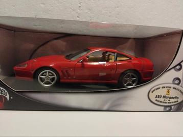 Ferrari 550 Maranello rood Hot Wheels metal 1:18 KRD beschikbaar voor biedingen