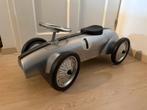 Vintage Loopauto Raceauto - Zilver, Ophalen of Verzenden, Zo goed als nieuw, Loopvoertuig