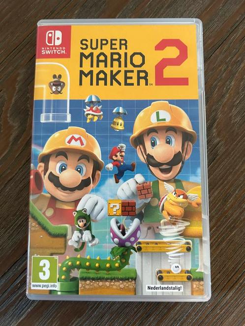 Super Mario Maker 2, Spelcomputers en Games, Games | Nintendo Switch, Zo goed als nieuw, Avontuur en Actie, 3 spelers of meer