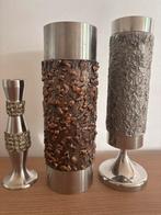 brutalist cilinder vazen brutalisme vaas set vintage, Ophalen of Verzenden