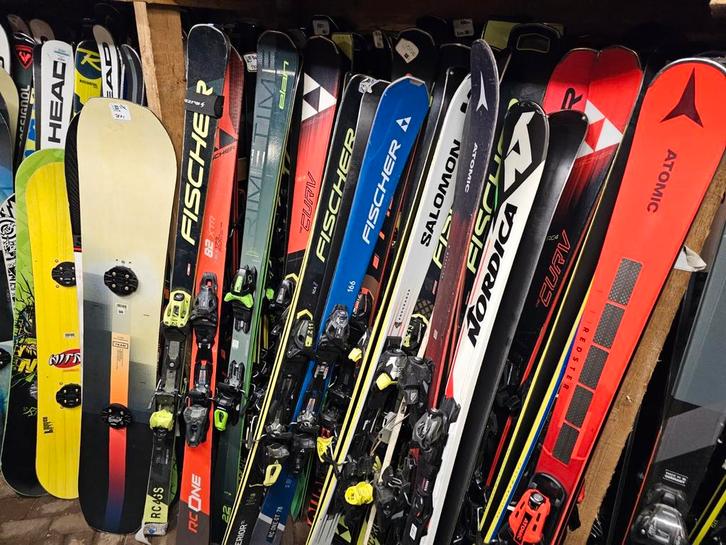 Veel fischer rc4 skis sc gs superior ti, Sport en Fitness, Skiën en Langlaufen, Zo goed als nieuw, Ski's, Fischer, 160 tot 180 cm