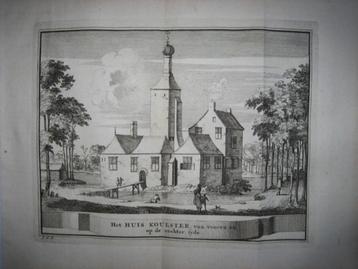 30 / Heiloo Huis te Coulster Koulster  Kopergravure 1736 beschikbaar voor biedingen
