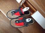 Ara zgan zwarte leren teenslippers maat 38/39 G, Slippers, Zwart, Ophalen of Verzenden, Zo goed als nieuw