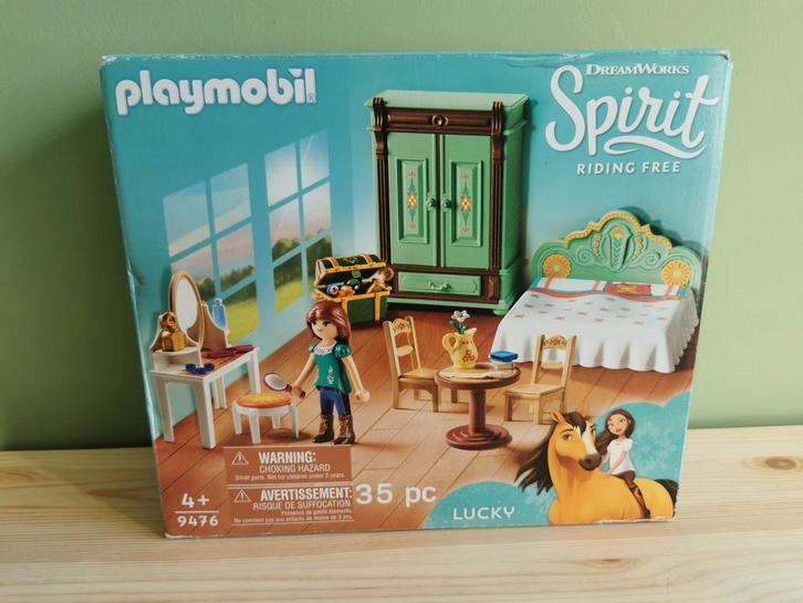 Playmobil Spirit 9476 slaapkamer, Kinderen en Baby's, Speelgoed | Playmobil, Zo goed als nieuw, Complete set, Ophalen of Verzenden
