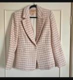 Topper, creme, roze JoshV, Josh V Boucle blazer in maat S., Nieuw, Ophalen of Verzenden, Jasje, Roze