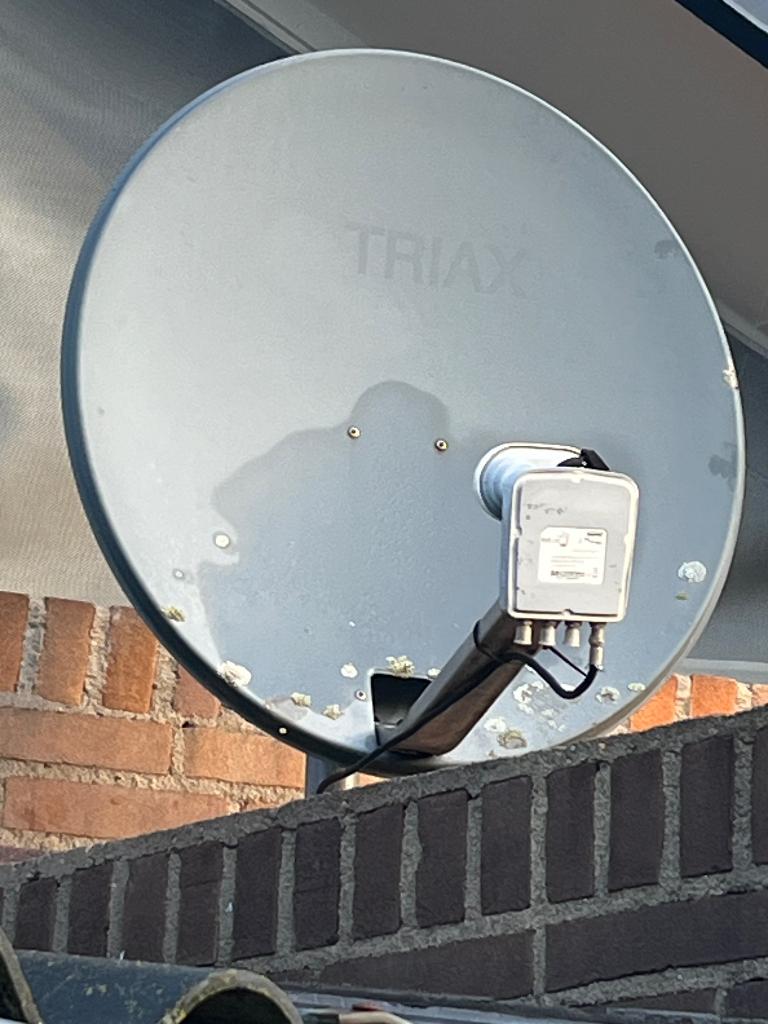 Satelliet schotel, Ophalen, Gebruikt