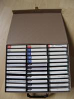 Koffer met 36 cassettebandjes  TDK - THATS, Cd's en Dvd's, Overige genres, Met bewaardoos, rek of koffer, 26 bandjes of meer, Ophalen of Verzenden