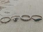 Lot vintage ringen, Verzenden, Zilver, Ring