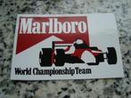 Marlboro world championship team sticker nieuw., Ophalen of Verzenden, Nieuw, Formule 1