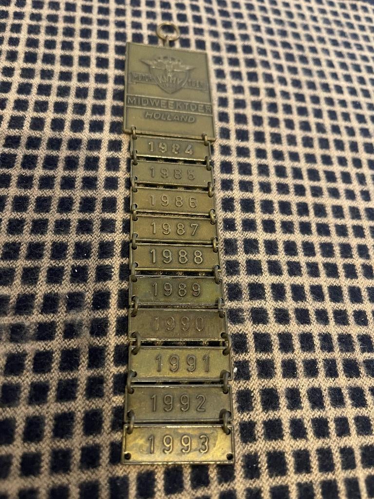 KNMV Midweek toer embleem, Verzamelen, Ophalen of Verzenden, Zo goed als nieuw, Motoren