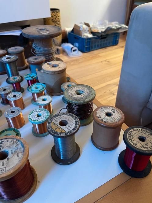 Koperdraad voor spoelen en meters enz instrument makers art, Hobby en Vrije tijd, Elektronica-componenten, Zo goed als nieuw, Ophalen of Verzenden