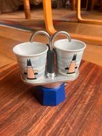 Bialetti Percolator 2 kops - Inclusief 2 kopjes, Ophalen of Verzenden, Gebruikt