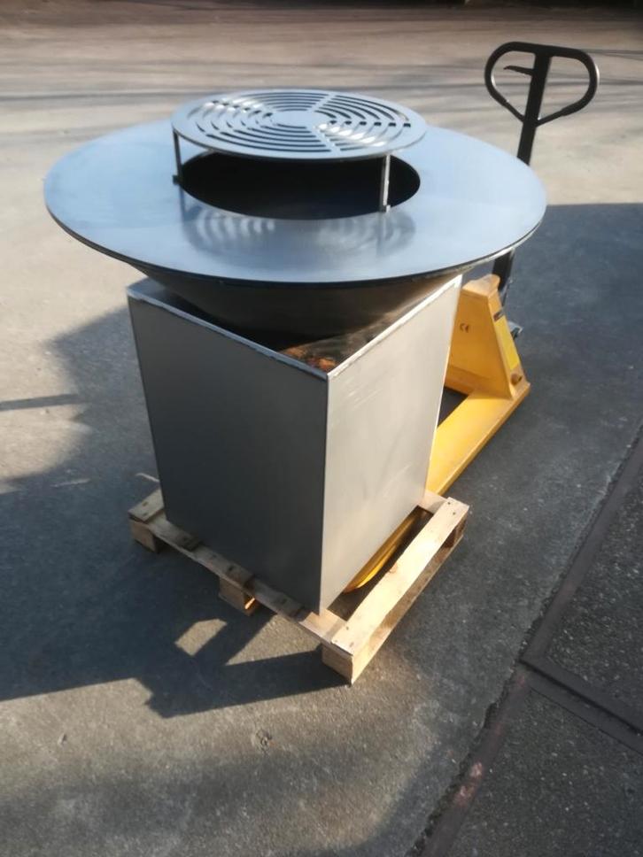 Grillring/plancha/ronde barbecue, Tuin en Terras, Houtskoolbarbecues, Nieuw, Ophalen