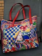 Prachtige tas Italie Sicilie stijl eco leer, Ophalen of Verzenden, Zo goed als nieuw, Overige kleuren, Schoudertasje