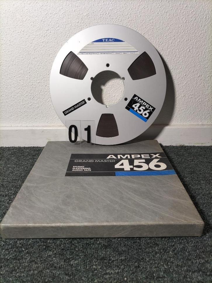 AMPEX Grand Master 456 Banden 26 cm 1/2 inch Studio Tapes, Audio, Tv en Foto, Bandrecorders, Onderdeel, Ophalen of Verzenden