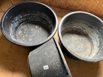 Speciekuipen 3x, drinkbak schaap, geit, bloembak beschikbaar voor biedingen