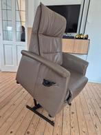 Sta op stoel leder electrische relaxfauteuil, Huis en Inrichting, Fauteuils, Ophalen of Verzenden, Zo goed als nieuw, Modern, 50 tot 75 cm