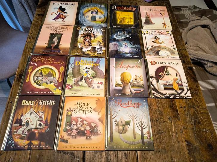 15 Efteling Gouden Boekjes - Complete Collectie, Boeken, Sprookjes en Fabels, Gelezen, Ophalen of Verzenden