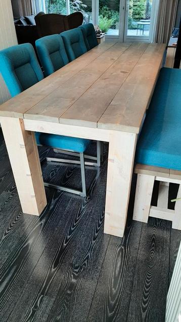 Steigerhouten Eettafel - 240x80 cm beschikbaar voor biedingen