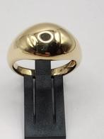 14 karaat gouden Engelse ring massief in nieuwstaat, 18 tot 19, Verzenden, Zo goed als nieuw, Dame