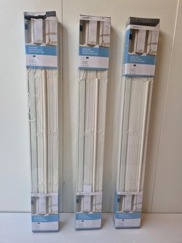 NIEUW 3 stuks Jalouzie Hout 25mm 90x190 cm beschikbaar voor biedingen