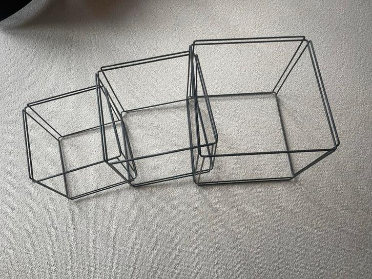 Max Sauze Isocel Bijzettafels - 3 Stuks mimiset vintage, Huis en Inrichting, Kasten | Stellingkasten, Gebruikt, Ophalen