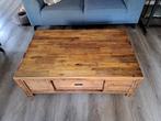 Teakhouten Salontafel met Lade, Ophalen, Gebruikt, 50 tot 100 cm, 50 tot 100 cm