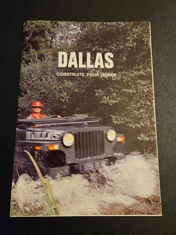 Brochure Dallas 4x4 / 4x2 beschikbaar voor biedingen