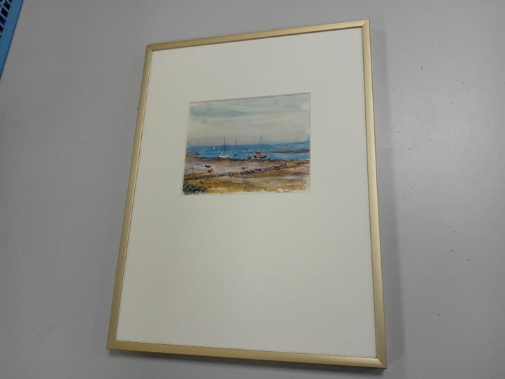 Schilderij Waddenzee,  Frida Holleman, Antiek en Kunst, Kunst | Schilderijen | Modern, Ophalen