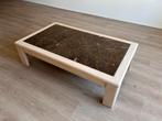 Salontafel met marmeren blad, Huis en Inrichting, Tafels | Salontafels, Ophalen, Overige materialen, Gebruikt, 100 tot 150 cm