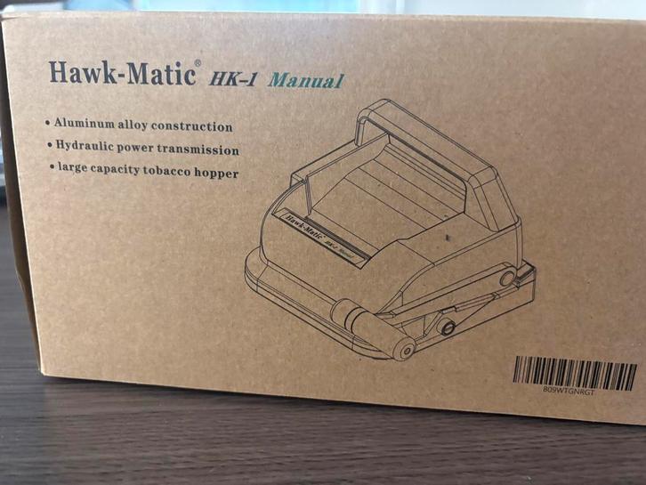 Hawk-Matic HK-I Manual Sigarettenmaker - Nieuw, Hobby en Vrije tijd, Overige Hobby en Vrije tijd, Nieuw, Ophalen of Verzenden