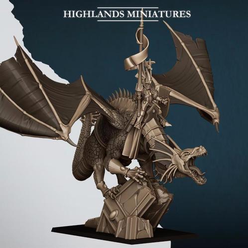 High elf draak van Highlands Miniatures, Hobby en Vrije tijd, Wargaming, Nieuw, Warhammer, Figuurtje(s), Ophalen of Verzenden