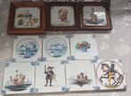 tegeltjes /wandtegel Tichelaars, KLM en Societe Delfst, Antiek en Kunst, Ophalen of Verzenden