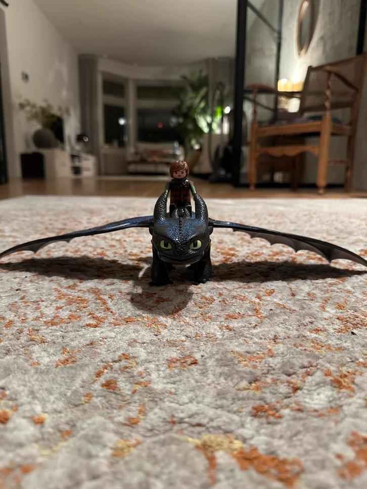 Tandloos met Hikkie - How to Train Your Dragon, Kinderen en Baby's, Speelgoed | Playmobil, Zo goed als nieuw, Ophalen